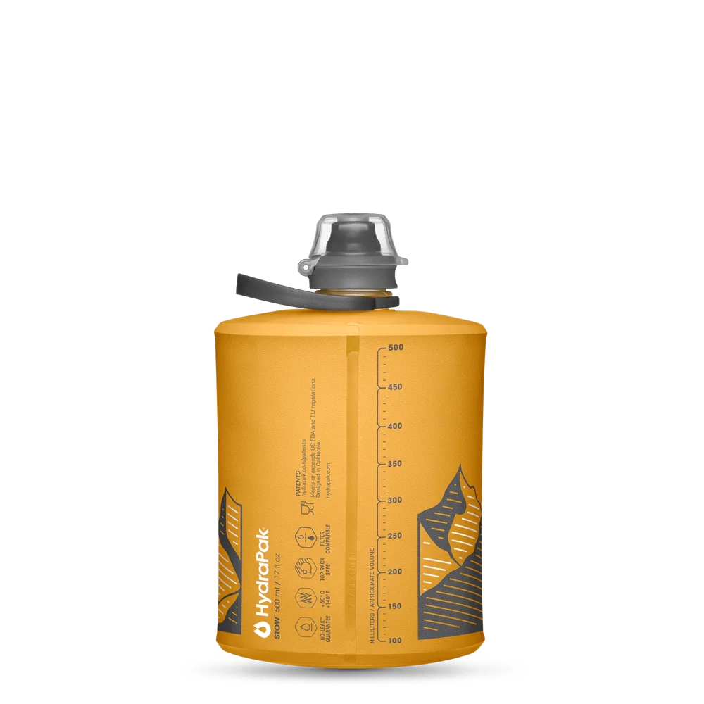 Мягкая фляга для воды HYDRAPAK Stow 0,5L Golden Mountain
