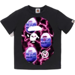 A Bathing Ape Big Ape Head Lightning Tee