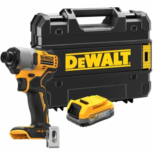 Аккумуляторный бесщеточный импульсный шуруповерт DeWalt DCF840E1T, 18 В, кейс, 1 АКБ 1,7Ач
