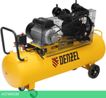 Компрессор Denzel BCV2300/100 желтый/черный (58111)