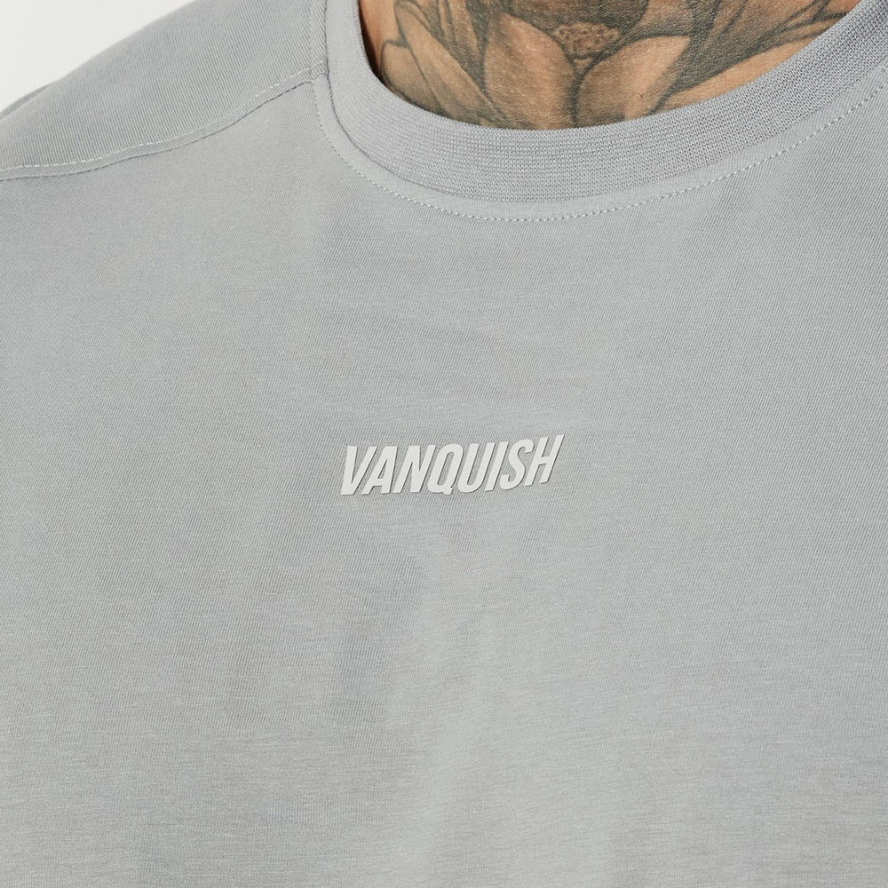 Футболка VANQUISH Essential Oversized T-Shirts Light Grey