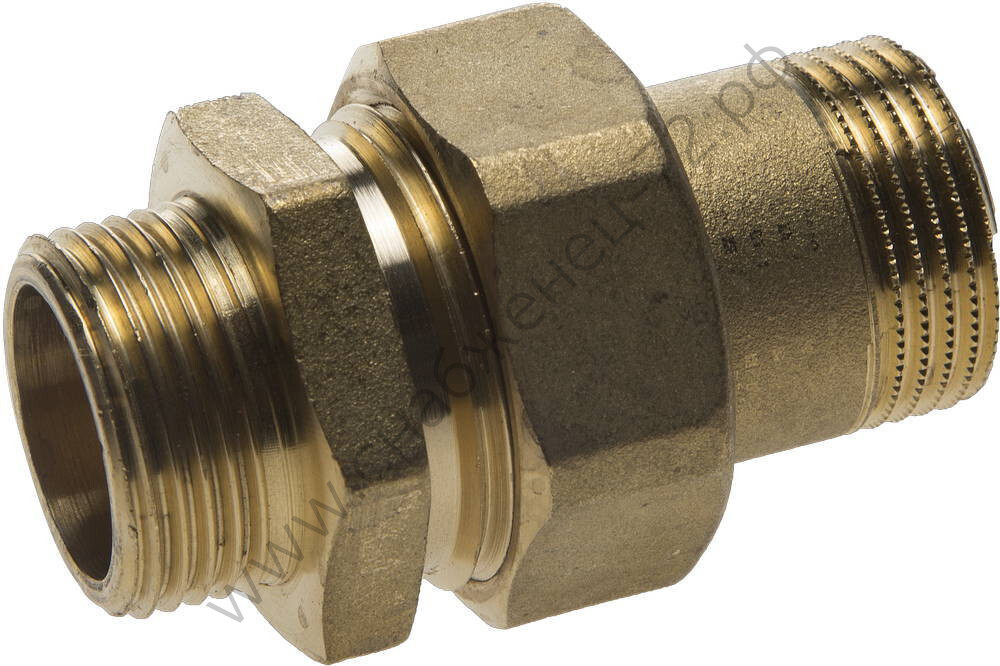 GENERAL FITTINGS штуцер/штуцер, 3/4″, Соединитель с накидной гайкой (51037-S/S-3/4)