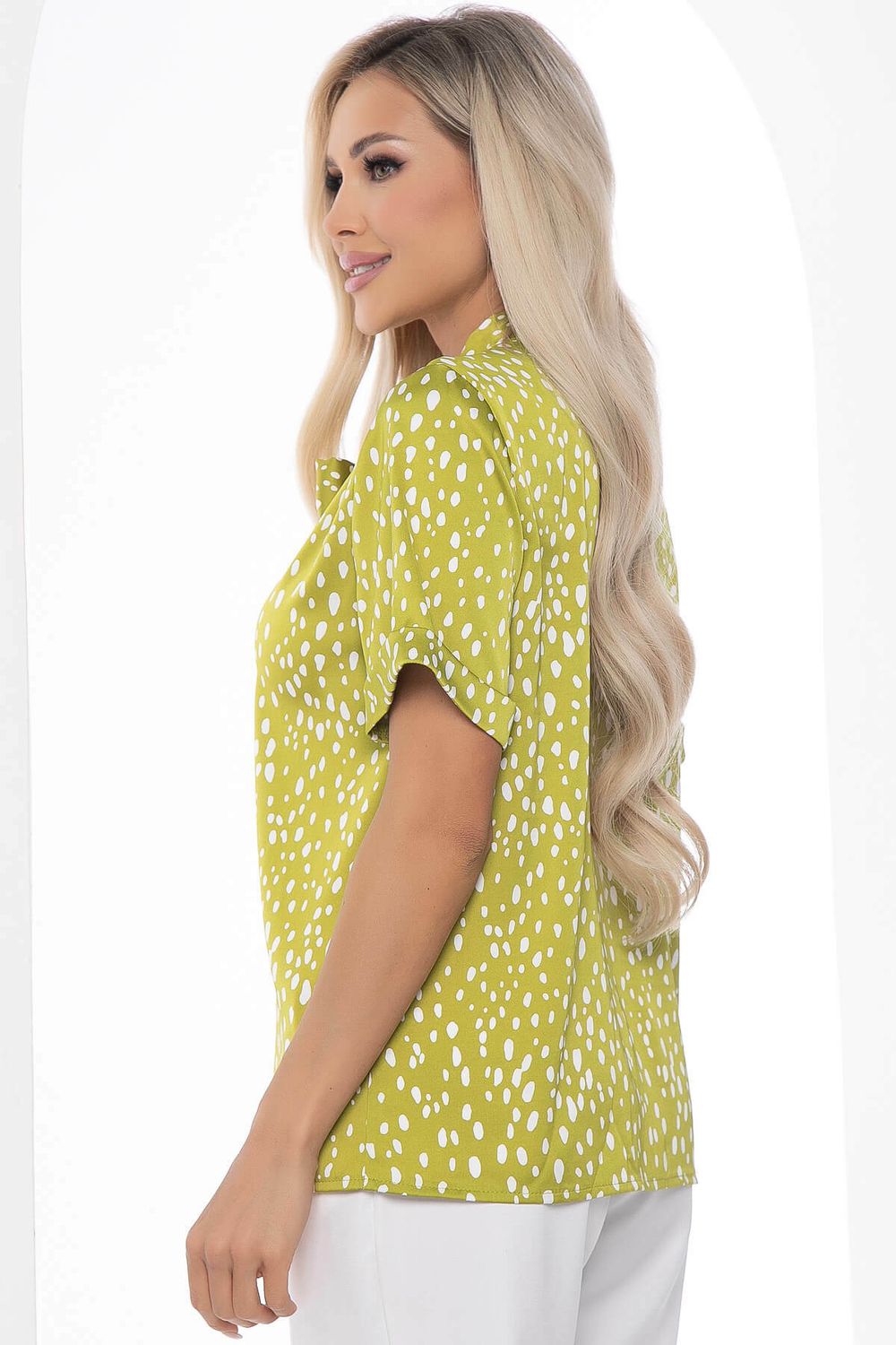 Блуза "Клэр" (зеленая) Б8484 LT Collection