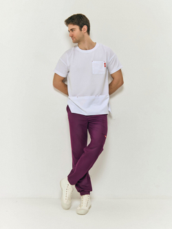 Джоггеры медицинские унисекс Кайтеки, пурпур