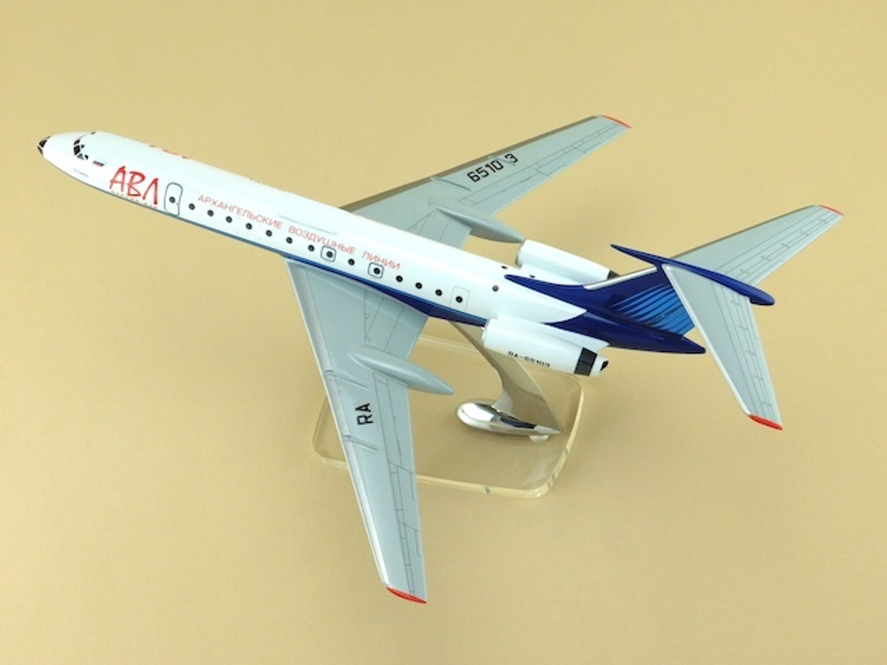 Модель самолета Ту-134А-3 (М1:100, АВЛ)