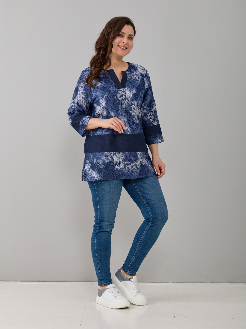 Рубашка К-68Х/джинскружево