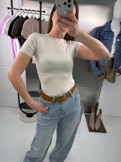 Брюки джинсовые женские арт. 8732 цвет "голубой"