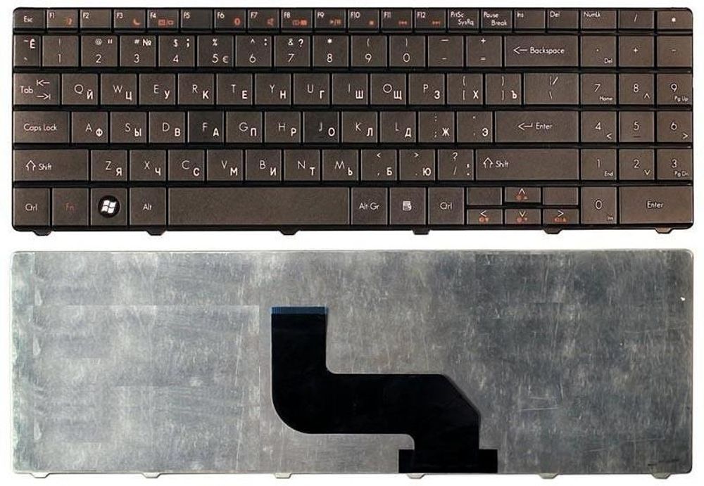 Клавиатура для ноутбука Packard Bell EasyNote DT85 LJ61 LJ63 LJ65 LJ67 LJ71, Gateway NV52 NV53 (Черная)