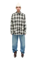 Рубашка Kraizy Stripes Destroy 2.0 черно-белая