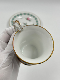 Кофейная пара с розами Richard Ginori