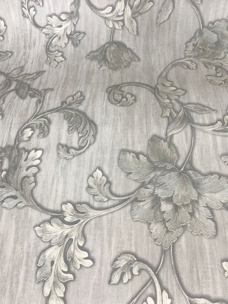 ОБОИ ART винил КОМПАКТНЫЙ на флизе 1,06х10 DAPHNA  СЕРЫЙ