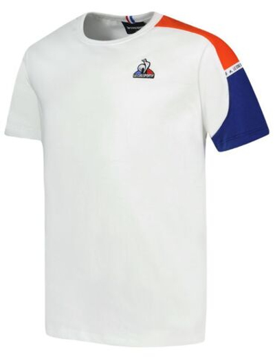 Футболка для мальчика теннисная Le Coq SAISON Tee Short Sleeve N°1 SS23 - new optical white