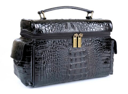 Хьюмидор-саквояж Gentili El Inseparable на 20 сигар, SV15-Croco-Black