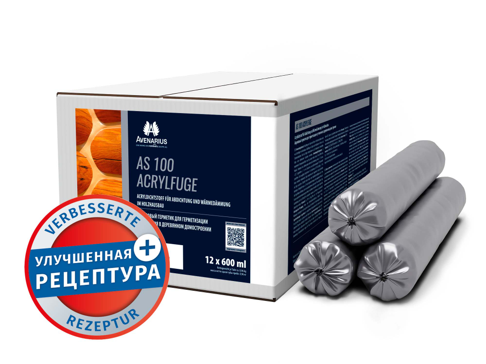 Avenarius AS 100 Acrylfuge NEW — акриловый герметик для технологии Теплый шов
