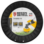 Леска для триммера двухкомпонентная витой квадрат, 2,7мм х 196м, на DIN катушке EXTRA CORD Denzel