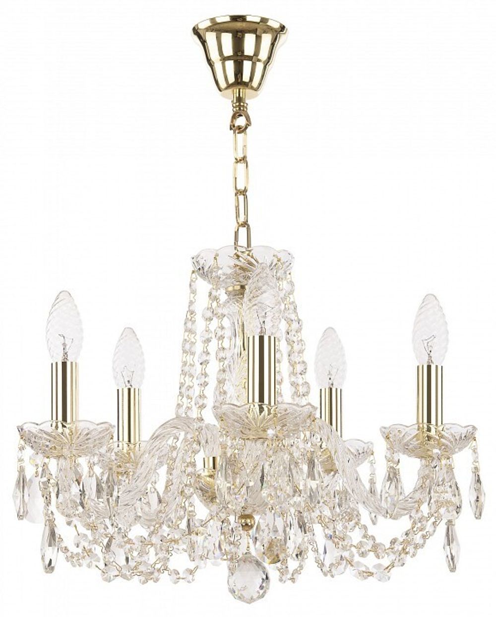 Подвесная люстра Bohemia Ivele Crystal 1402 1402/5/141/G