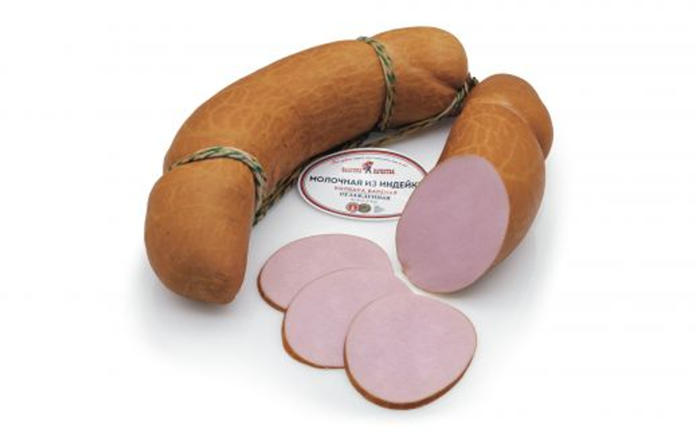 Колбаса "Молочная из индейки" (Фабрика качества)