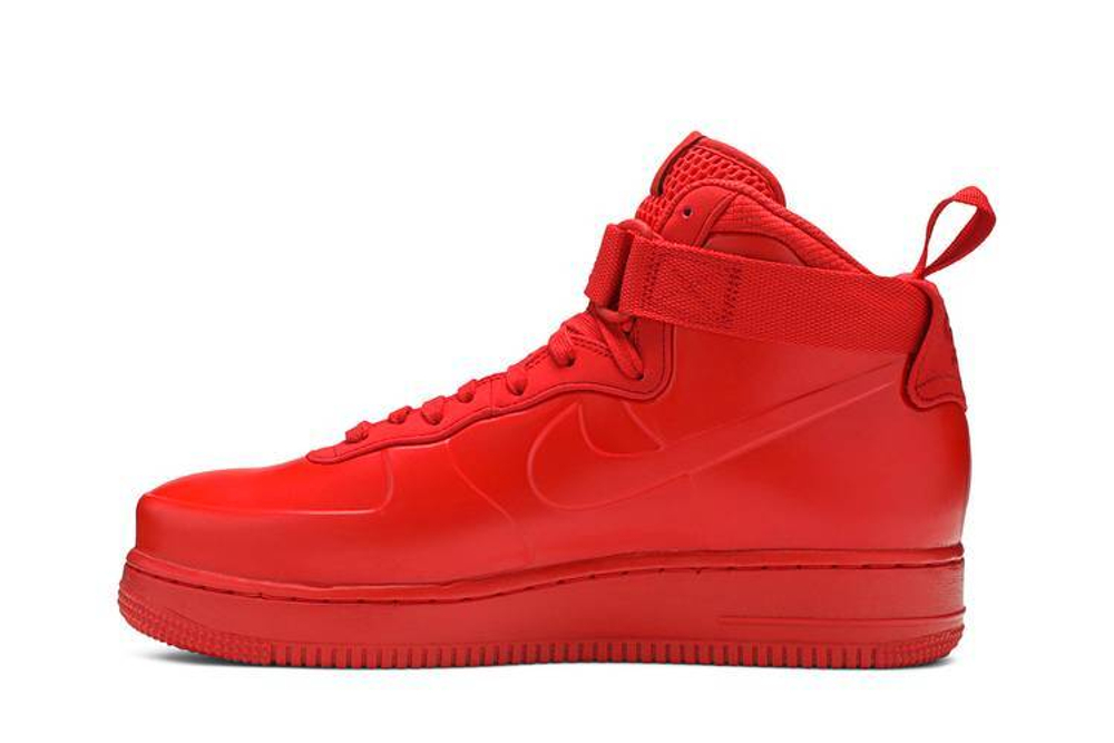 Кроссовки Nike Air Force 1 Foamposite Goes Full Red