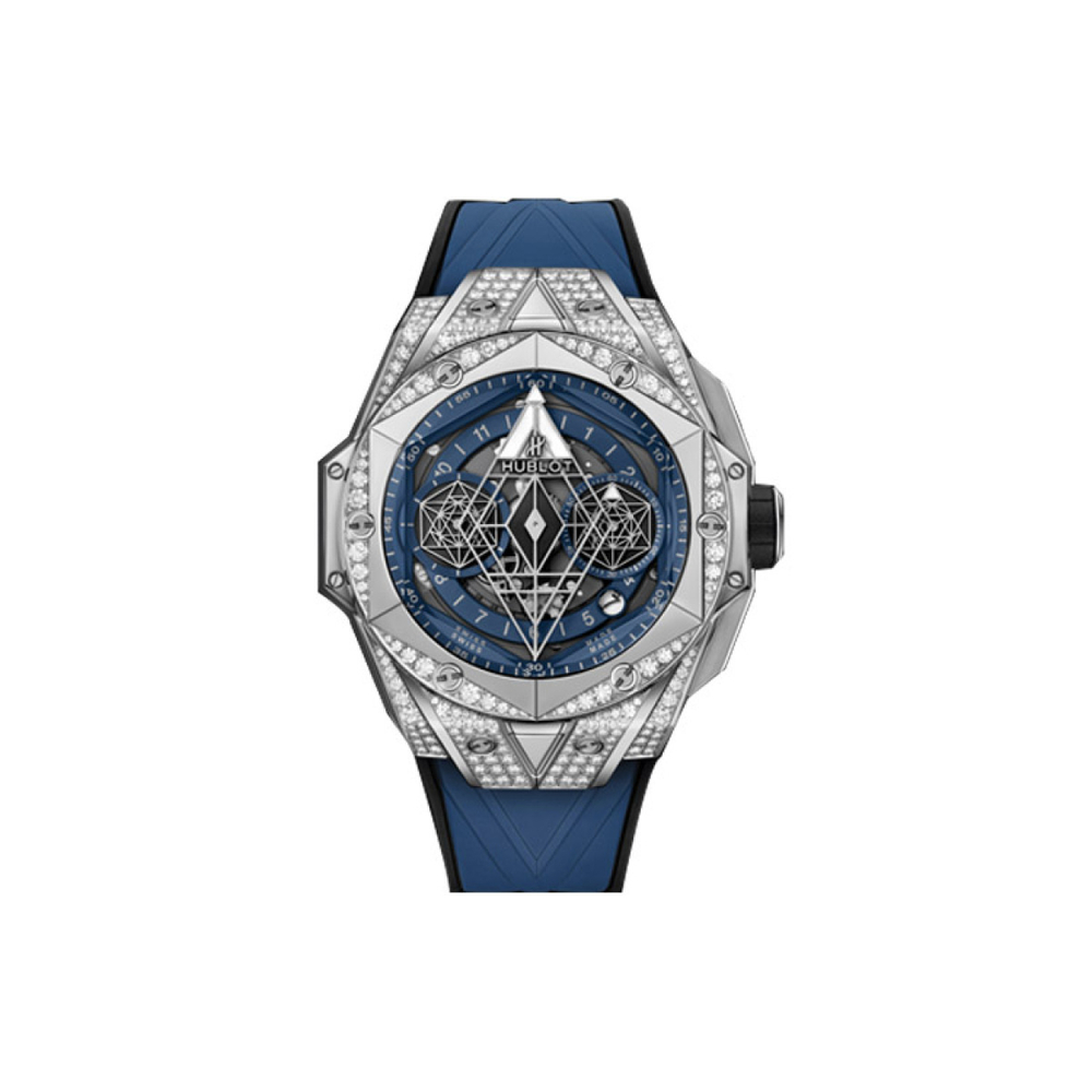 Часы HUBLOT BIG BANG Sang Bleu II 45mm, 418.nx.5107.rx.1604.mxm20