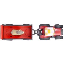 Dickie ABC - Трактор Massey Ferguson с прицепом 30 см Светозвук 4115012 / артикул   4115012  / GTIN 4006333086748
