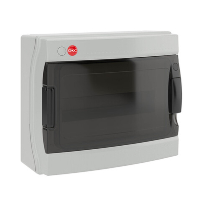 Щиток настен. с дверцей 12 мод., IP65, серый