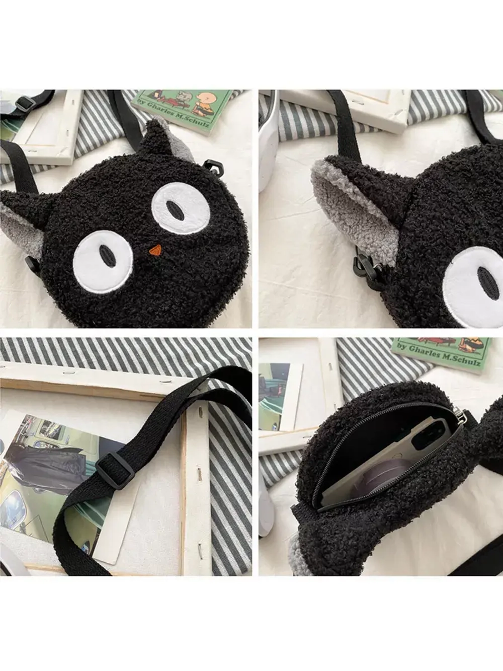 Сумка для девочки подростка через плечо сумочка игрушка кот