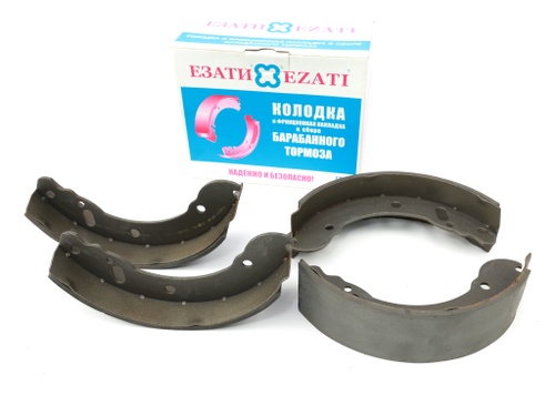 Колодка барабанного тормоза а/м ГАЗ-3302, Газель Next (к-т 4 шт.) задние ЕзАТИ