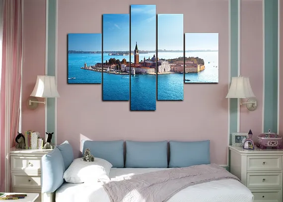 Модульная картина "Далекий остров"