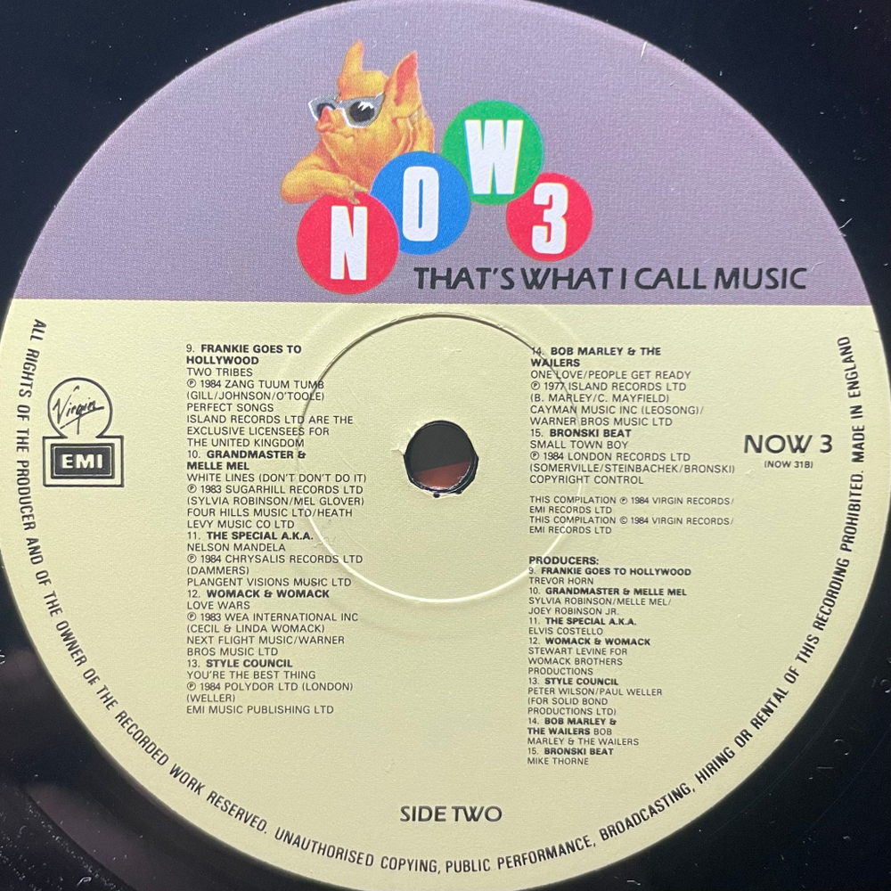 Сборник Now That's What I Call Music 3 2LP (Англия 1984г.)