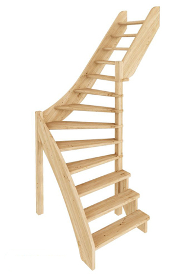 Лестница на второй этаж ЛС-92м/3 Правая