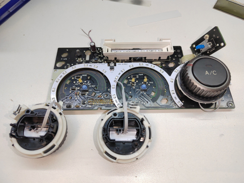 Плата для пересвета блока климата Toyota Altezza