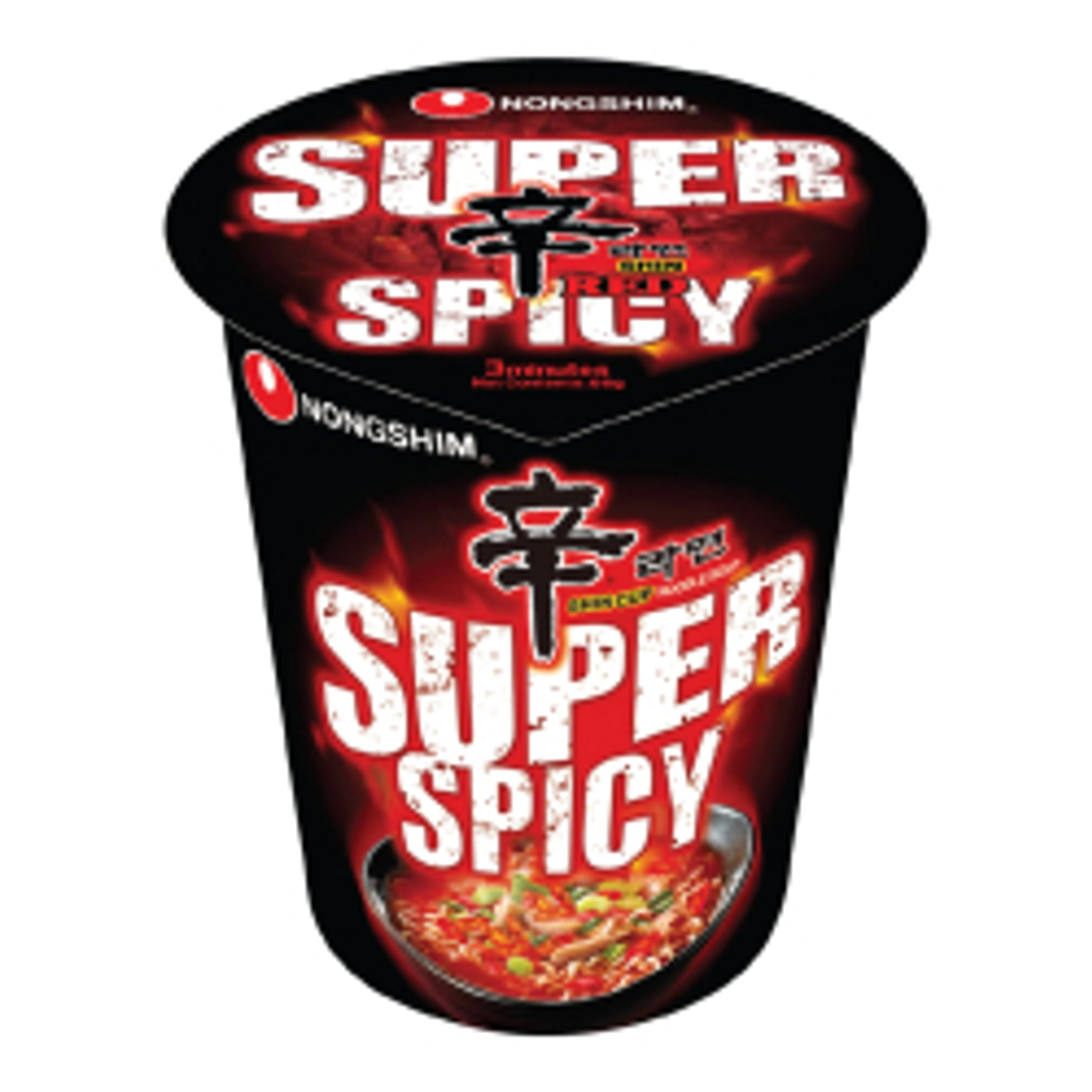 Лапша быстрого приготовления Nongshim Shin Red, стакан 68 г