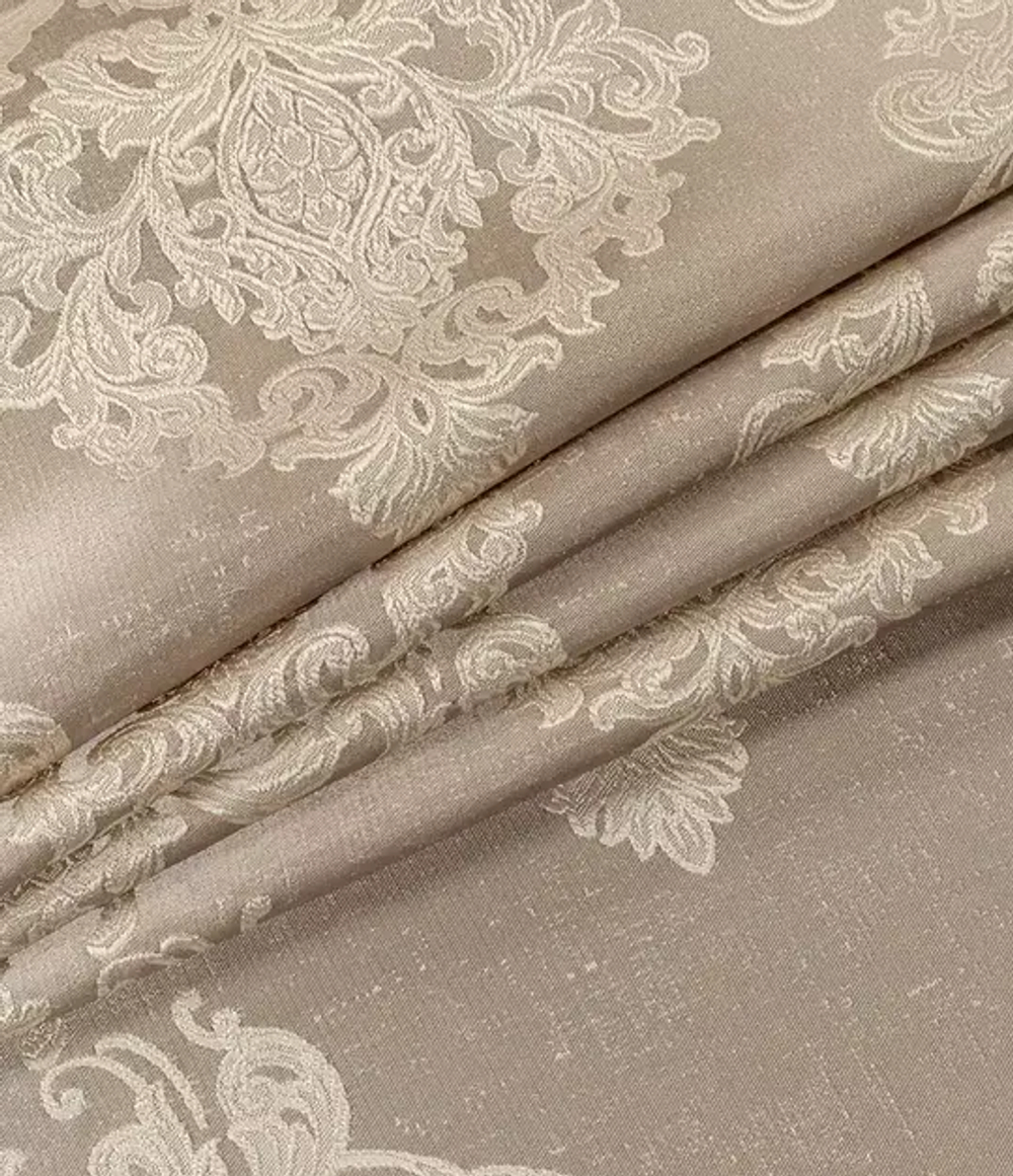 Ткань "Даймонд" Серо-золотой