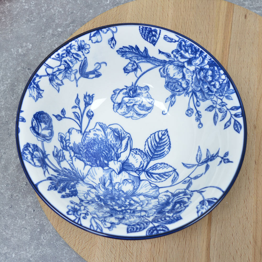 Салатник 550мл 17см Blue posy