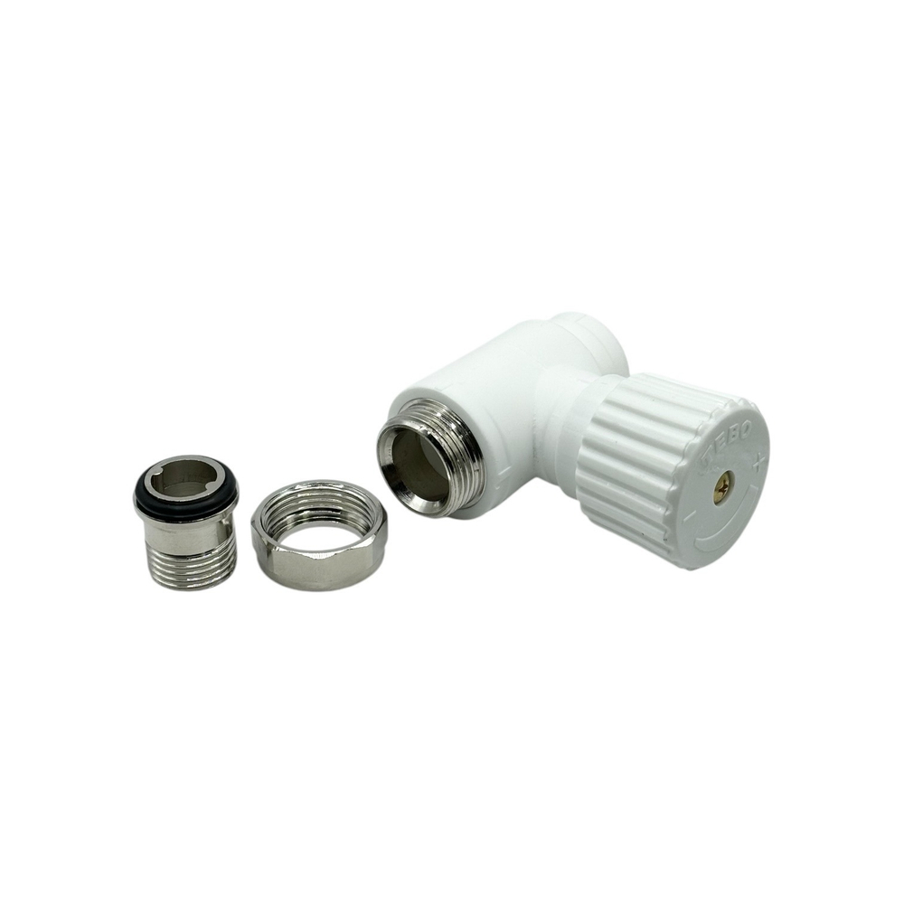 Вентиль прямой радиаторный полипропиленовый TEBO 20x1/2"