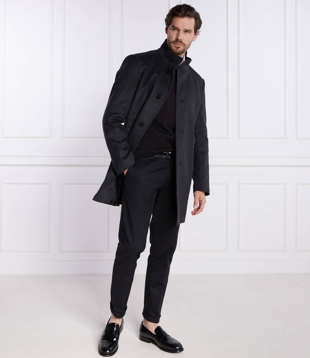 Хлопковое пальто Joop! - графитовый(30037689)