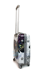 Маленький чемодан из поликарбоната, Бабочка, S+