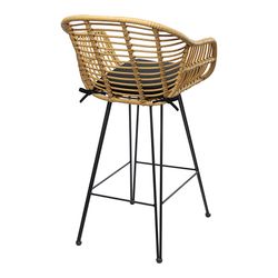 Стул полубарный Vetle Bent, ротанг
