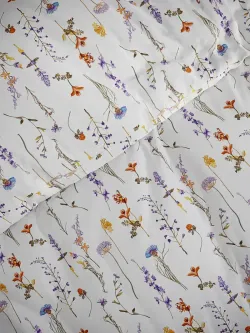 Наволочка комплект 2шт Полисатин Мечта "Flora" 50x70 см на молнии