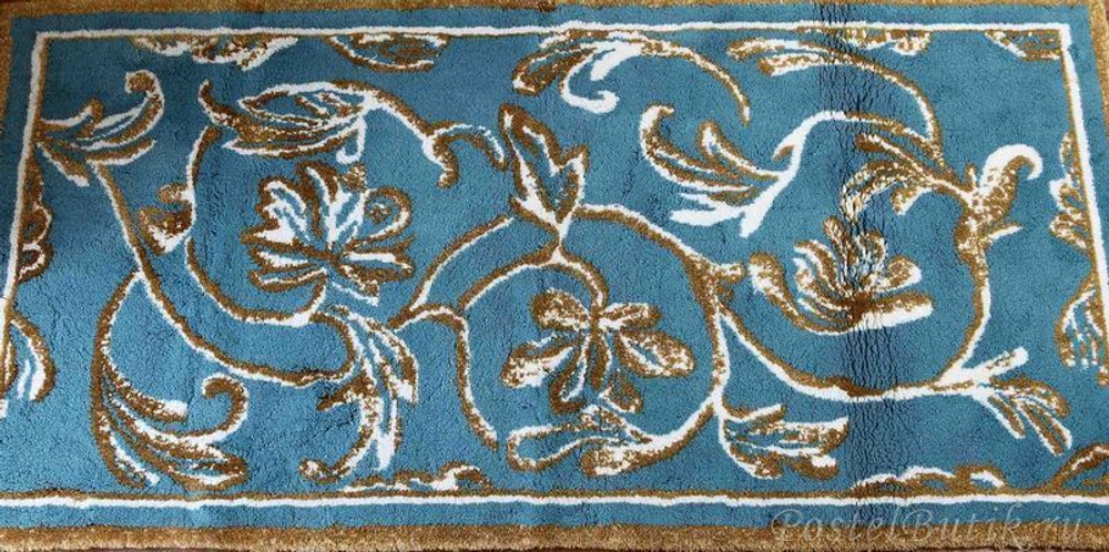 Коврик для ванной 70х140 Abyss & Habidecor Dynasty 220 бирюзовый Португалия