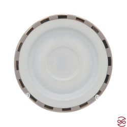 Набор кофейных пар 110 мл Опал Платиновые пластинки (6 пар)