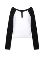 Женский Лонгслив Henley Raglan