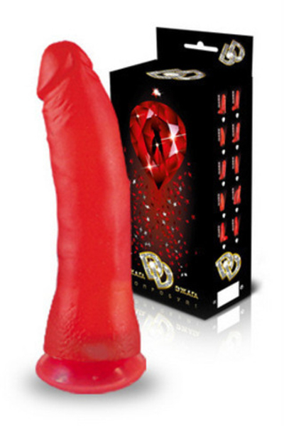 Гелевый фаллоимитатор №3 с присоской