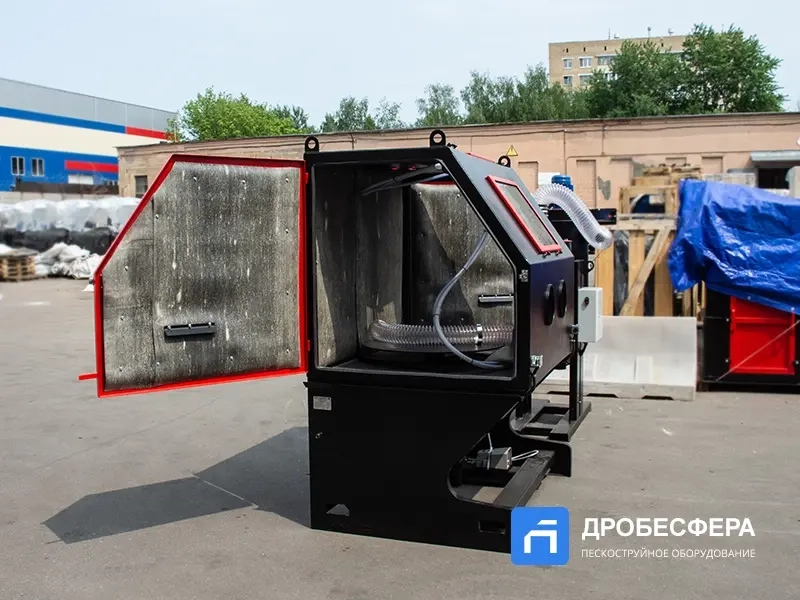 Пескоструйная камера PST КСО-135-И-ФВР-М с боковой загрузкой