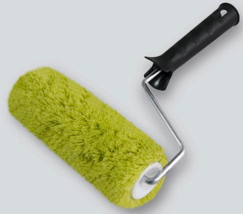 Валик МИДИ   Полиакрил   d42  Зеленый в сборе  100мм, d6  ворс 18мм  B.E./383-2100