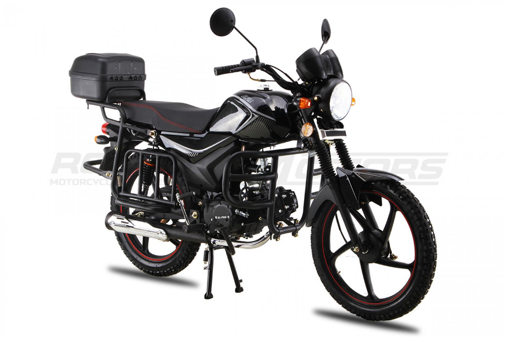 Мопед ROCKOT ALPHA TOURIST M-11 (черный глянцевый)