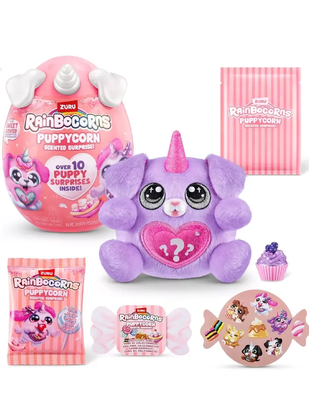 Мягкая игрушка сюрприз яйцо Зуру Rainbocorns Puppycorn
