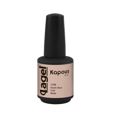 1740 Эластичное базовое покрытие бежевое «Elastic Base Coat Beige», 15 мл
