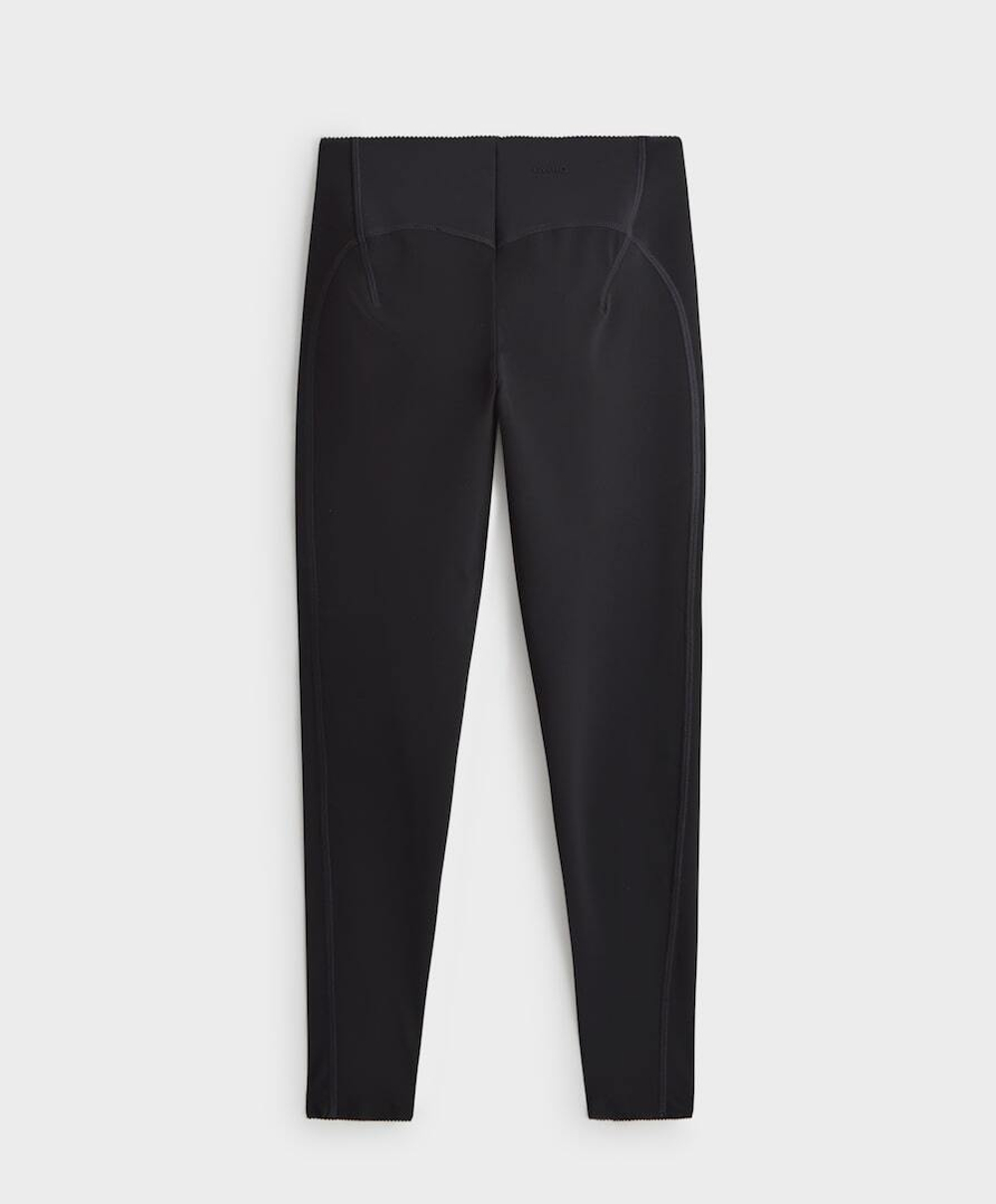 OYSHO Компрессионные легинсы Compressive Raise Up длиной 65 см до щиколотки, черный