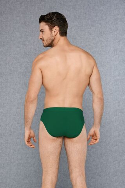 Набор из 3 трусов-брифов Doreanse Basic Cotton: зеленые, бордовые, синие (Размер: S) (Цвет: разноцветный)